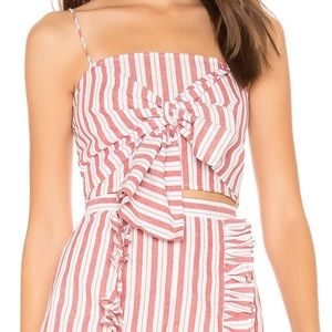 The fifth label acacia striped top